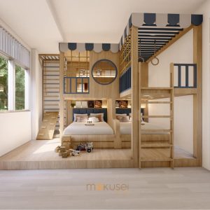 Kidsbedroom Ibu Feilicia - View Bunkbed (1)